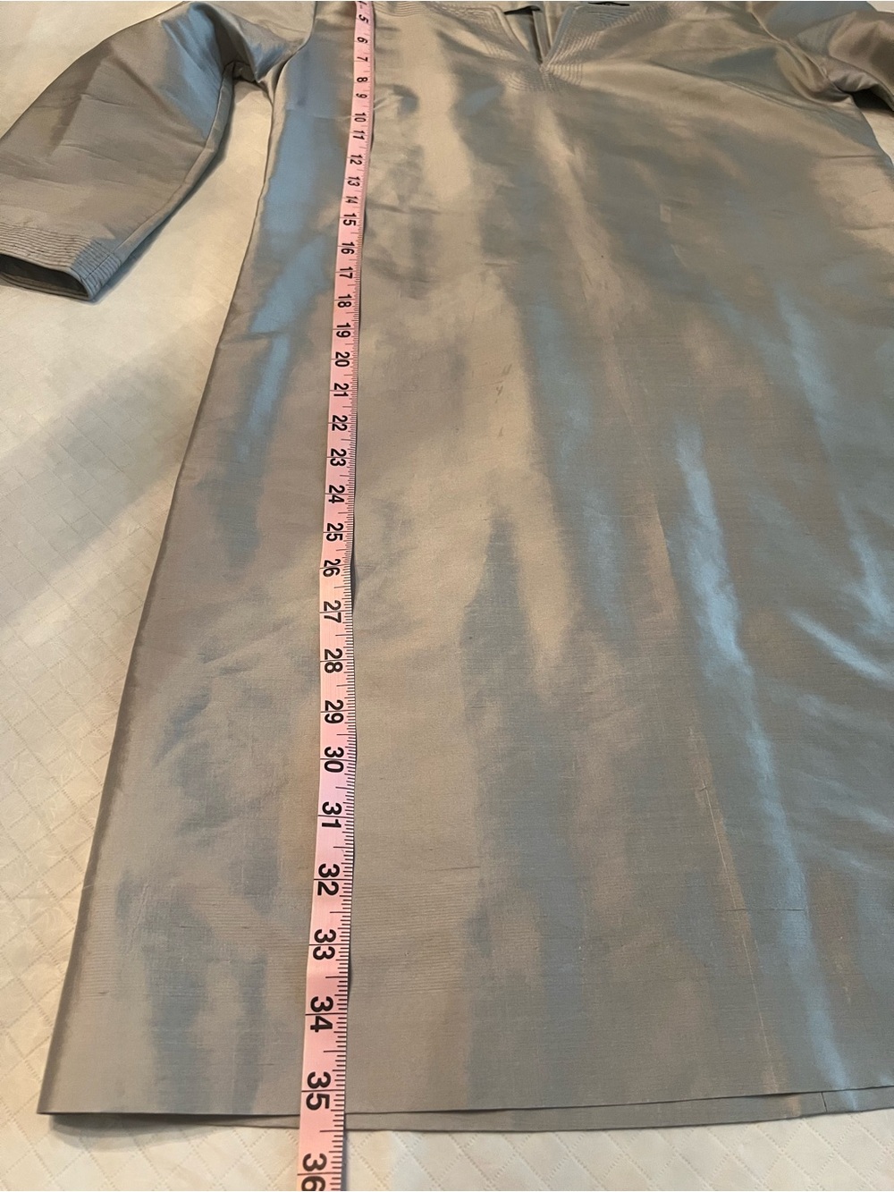 J. Crew Silver Shift Midi Dress - Picture 9 of 10